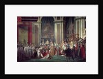 The consecration of the Emperor Napoleon I and Coronation of the Empress Josephine, 1806 by Jacques Louis David