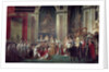 The consecration of the Emperor Napoleon I and Coronation of the Empress Josephine, 1806 by Jacques Louis David