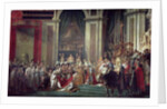 The consecration of the Emperor Napoleon I and Coronation of the Empress Josephine, 1806 by Jacques Louis David