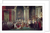 The consecration of the Emperor Napoleon I and Coronation of the Empress Josephine, 1806 by Jacques Louis David
