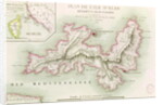 Map of the Island of Elba, engraved by Jean-Baptiste Tardieu 1814 by Baron Louis Albert Bacler d'Albe