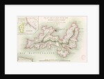 Map of the Island of Elba, engraved by Jean-Baptiste Tardieu 1814 by Baron Louis Albert Bacler d'Albe