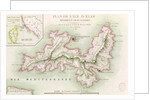 Map of the Island of Elba, engraved by Jean-Baptiste Tardieu 1814 by Baron Louis Albert Bacler d'Albe