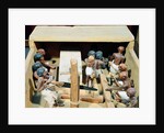 Funerary model of a carpentry workshop by Egyptian 11th Dynasty