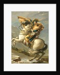 Napoleon Crossing the Alps at the St Bernard Pass, 20th May 1800, c.1800-01 by Jacques Louis David