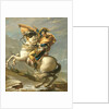 Napoleon Crossing the Alps at the St Bernard Pass, 20th May 1800, c.1800-01 by Jacques Louis David