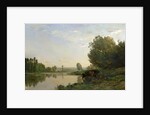 The Banks of the Oise, Morning, 1866 by Charles Francois Daubigny