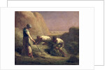 The Hay Trussers, 1850-51 by Jean-Francois Millet