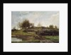 The Lock at Optevoz, 1855 by Charles Francois Daubigny