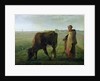 Woman Grazing her Cow, 1858 by Jean-Francois Millet