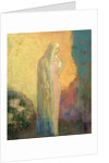 Standing Veiled Woman by Odilon Redon
