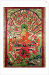 Scenes from the life of Buddha by School Tibetan