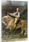 Equestrian Portrait of Stanislas Kostka Potocki 1781 by Jacques Louis David