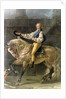 Equestrian Portrait of Stanislas Kostka Potocki 1781 by Jacques Louis David