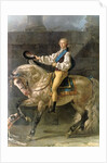 Equestrian Portrait of Stanislas Kostka Potocki 1781 by Jacques Louis David