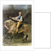 Equestrian Portrait of Stanislas Kostka Potocki 1781 by Jacques Louis David