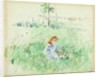 Young Girl Seated on the Lawn, 1882 by Berthe Morisot