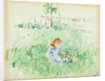 Young Girl Seated on the Lawn, 1882 by Berthe Morisot