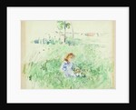 Young Girl Seated on the Lawn, 1882 by Berthe Morisot