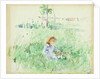 Young Girl Seated on the Lawn, 1882 by Berthe Morisot