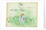 Young Girl Seated on the Lawn, 1882 by Berthe Morisot