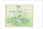 Young Girl Seated on the Lawn, 1882 by Berthe Morisot