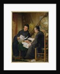 P.P. Leseur and Francois Jacquier in Rome, 1772 by Louis Gabriel Blanchet