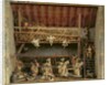 Crib with figures made from bread by French School