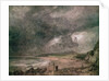 Weymouth Bay with Approaching Storm, 1818 by John Constable