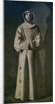 St. Francis 1645-64 by Francisco de Zurbaran