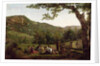 Haymakers Picnicking in a Field by Jean Louis De Marne