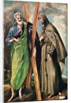 SS. Andrew and Francis of Assisi, after 1576 by El Greco