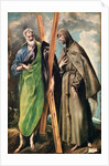 SS. Andrew and Francis of Assisi, after 1576 by El Greco