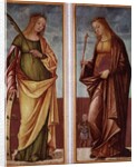 St. Catherine of Alexandria and St. Paraceve or Veneranda by Vittore Carpaccio