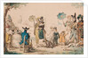Promenade on the Champs-Elysees, 1811 by French School