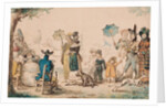 Promenade on the Champs-Elysees, 1811 by French School