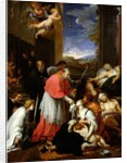 St. Charles Borromeo Administering the Sacrament to Plague Victims in Milan in 1576 by Pierre Mignard