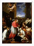 St. Charles Borromeo Administering the Sacrament to Plague Victims in Milan in 1576 by Pierre Mignard