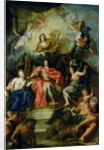 Louis XIV Crowned by Glory, c.1686 by Antoine Coypel