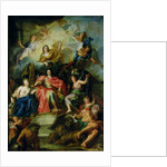 Louis XIV Crowned by Glory, c.1686 by Antoine Coypel