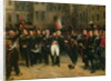 Napoleon I Bidding Farewell to the Imperial Guard in the Cheval-Blanc Courtyard at the Chateau de Fontainebleau, 20th April 1814, 1825 by Antoine Alphonse Montfort