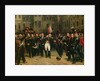 Napoleon I Bidding Farewell to the Imperial Guard in the Cheval-Blanc Courtyard at the Chateau de Fontainebleau, 20th April 1814, 1825 by Antoine Alphonse Montfort