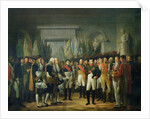 Napoleon I Receiving the Deputies of the Conservative Senate at the Royal Palace in Berlin, 19th November 1806 by Rene Theodore Berthon
