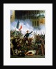 Battle in the Rue de Rohan, 28th July 1830, 1831 by Hippolyte Lecomte