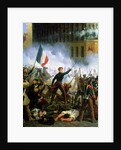 Battle in the Rue de Rohan, 28th July 1830, 1831 by Hippolyte Lecomte