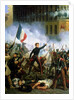 Battle in the Rue de Rohan, 28th July 1830, 1831 by Hippolyte Lecomte