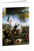 Battle in the Rue de Rohan, 28th July 1830, 1831 by Hippolyte Lecomte