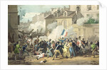 Defence of a Barricade, 29th July 1830 by French School