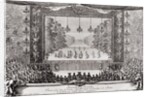 Ed 45a fol.138 Performance of 'La Princesse Elide', second day of 'Les Plaisirs de l'Ile Enchantee', 8th May 1664 by Israel the Younger Silvestre