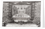 Ed 45a fol.138 Performance of 'La Princesse Elide', second day of 'Les Plaisirs de l'Ile Enchantee', 8th May 1664 by Israel the Younger Silvestre